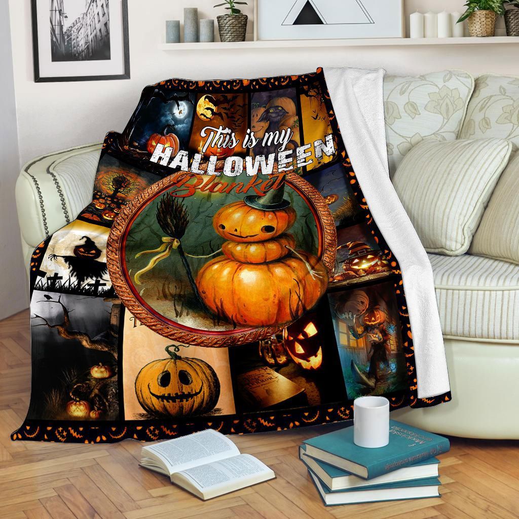 Halloween decorations this is my halloween fleece blanket – quilt blanket Quilt Blanket
