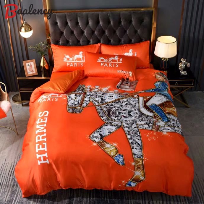 Hermes bedding sets model 90 luxury brand bedding set duvet cover  home decoration bedding sets