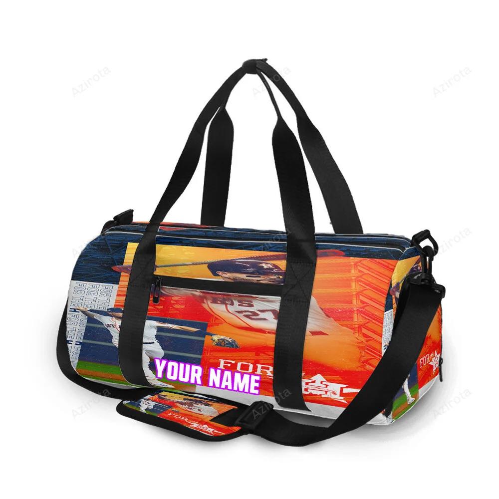 Houston astros team v3 personalized name travel bag gym bag 1355 Travel Bag
