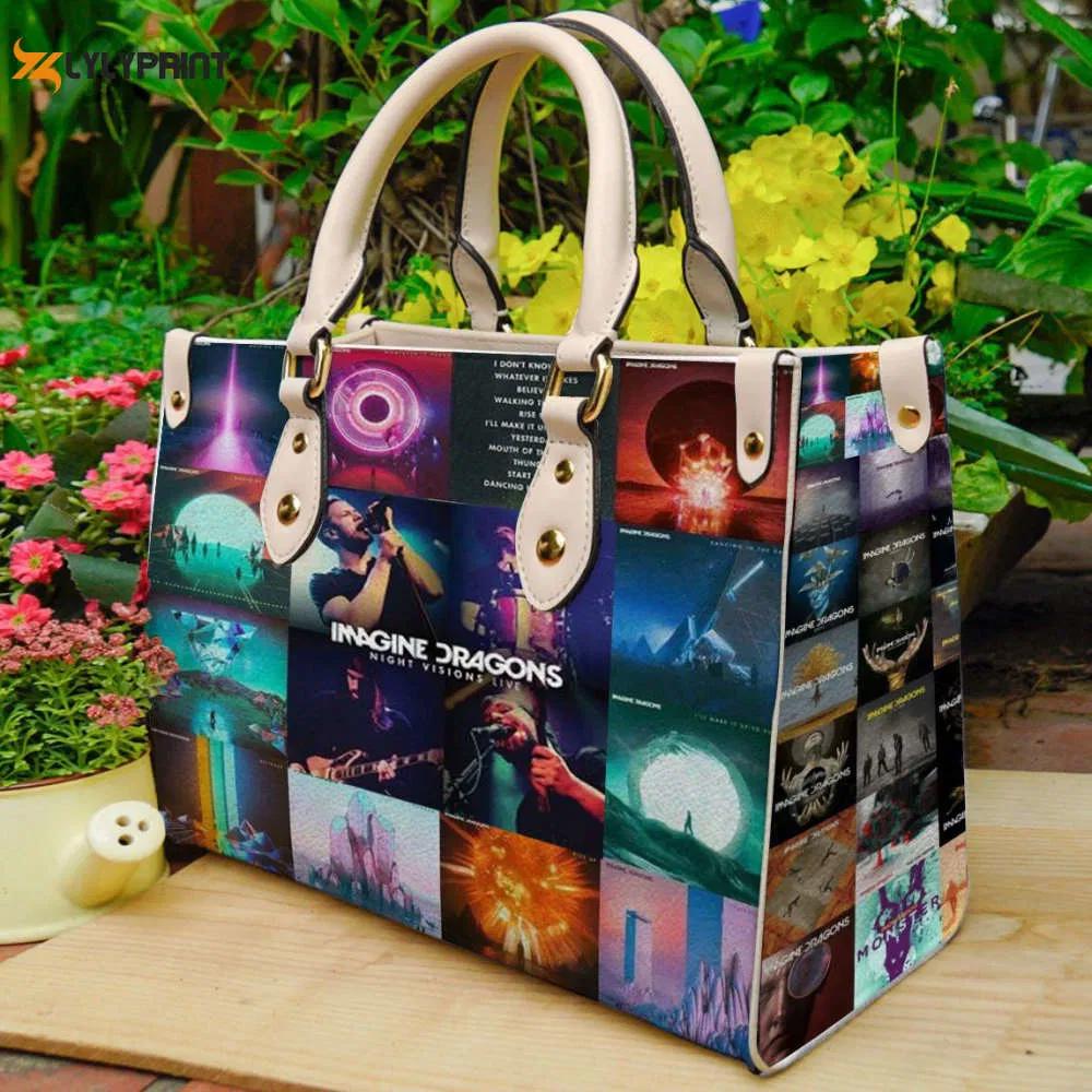 Imagine dragons leather handbag gift for women 618 Women Leather Hand Bag