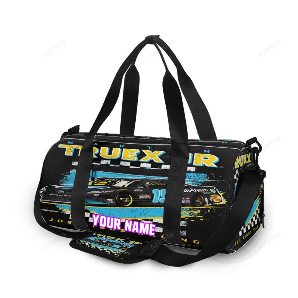 Joe gibbs racing martin truex jr5 personalized name travel bag gym bag 2125 Travel Bag