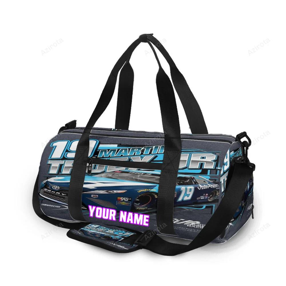 Joe gibbs racing martin truex jr6 personalized name travel bag gym bag 586 Travel Bag