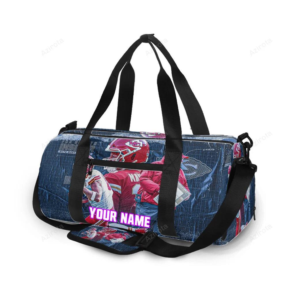 Kansas city chiefs team v4 personalized name travel bag gym bag 2012 Travel Bag