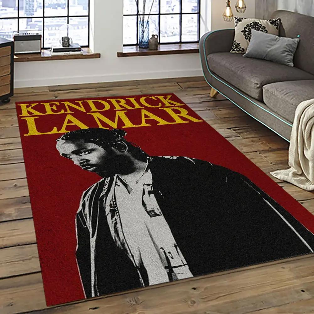 Kendrick lamar rapper hiphop music retangle carpet area rug home decor best gift for fan and friends kl7 Rectangle Rug