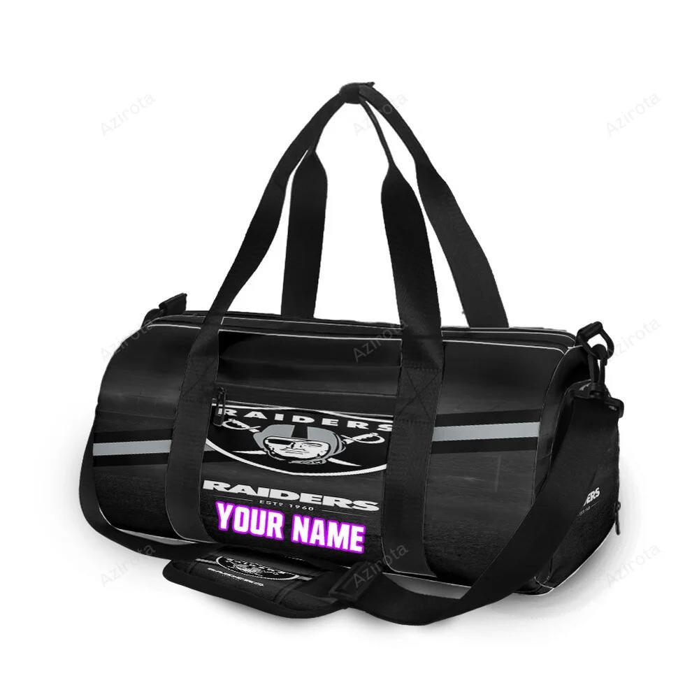Las vegas raiders est 1960 personalized name travel bag gym bag 46 Travel Bag
