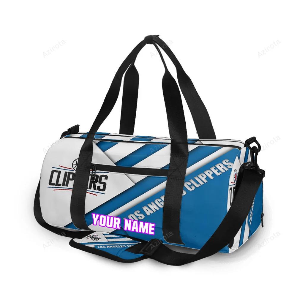 Los angeles clippers flag2 personalized name travel bag gym bag 742 Travel Bag