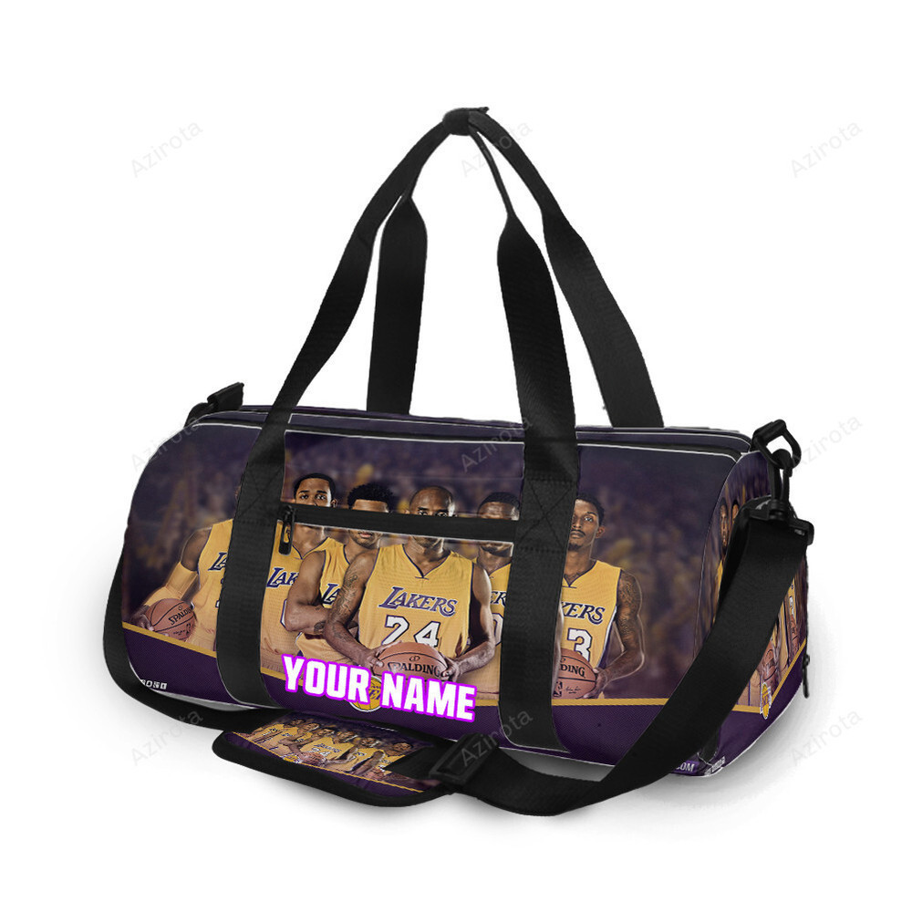 Los angeles lakers players v17 personalized name travel bag gym bag 180 Travel Bag