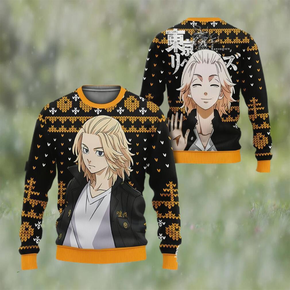 Manjirou sano mikey custom anime tokyo revengers ugly christmas sweater Christmas Ugly Sweater