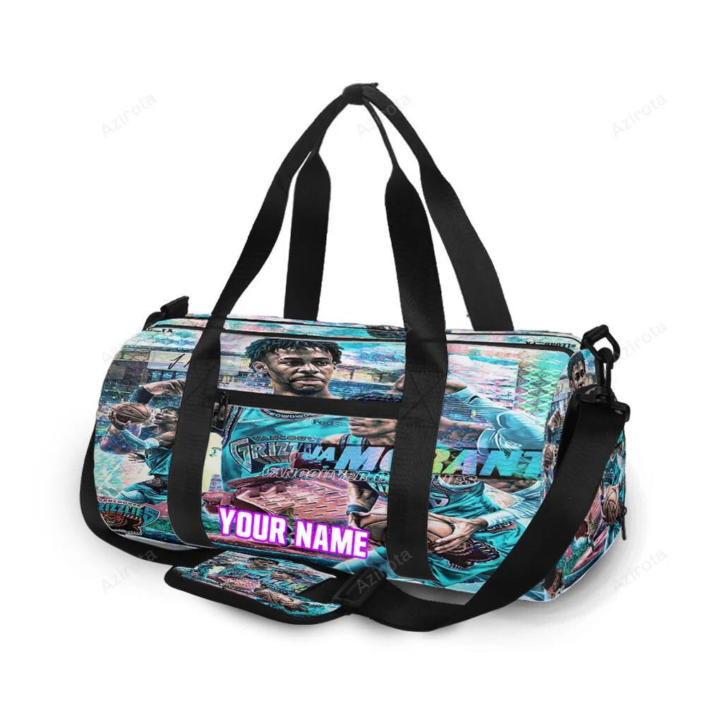 Memphis grizzlies ja morant personalized name travel bag gym bag 1198 Travel Bag