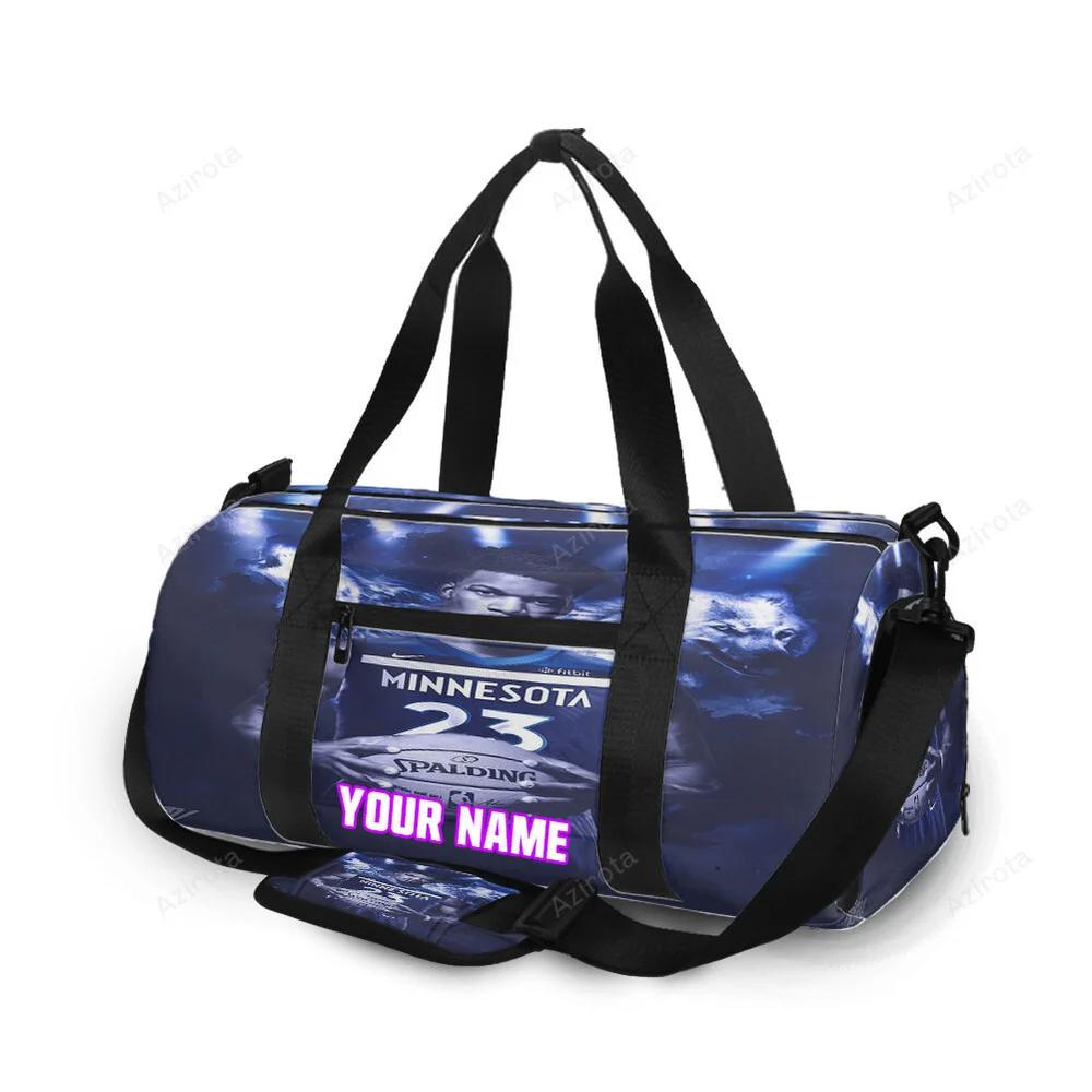 Minnesota timberwolves 23 jimmy butler v27 personalized name travel bag gym bag 134 Travel Bag