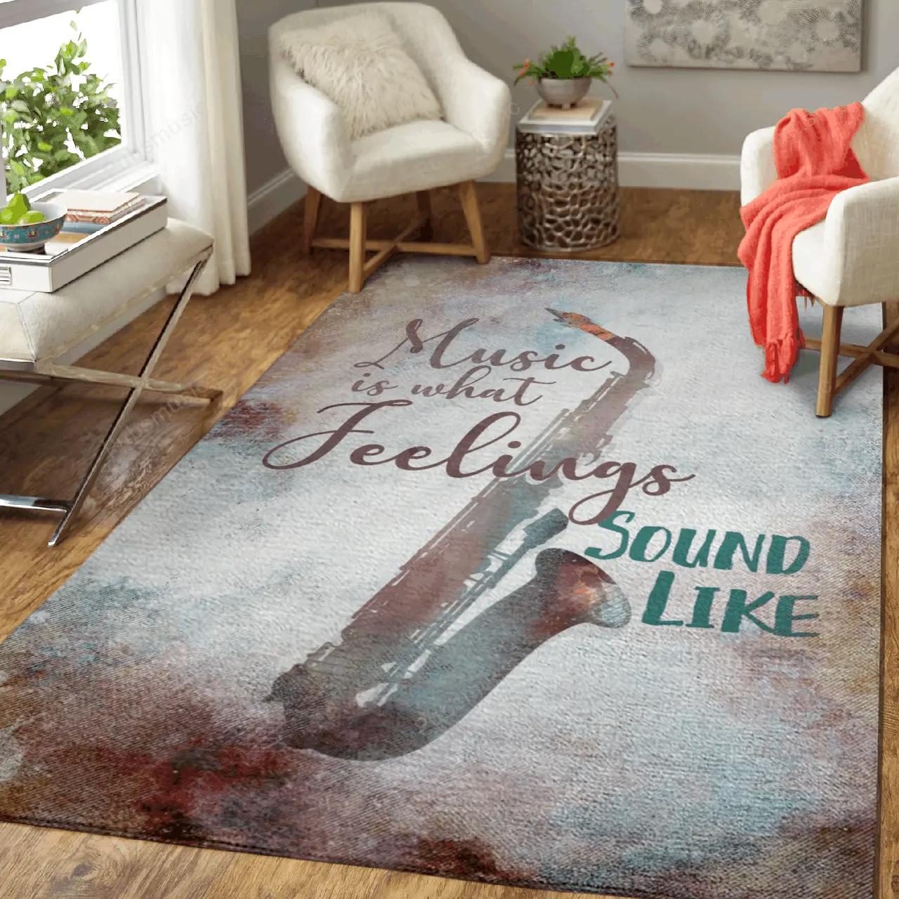 Music quote saxophone music quotes art for fans area rug living room carpet rug regtangle carpet floor decor home decor Rectangle Rug