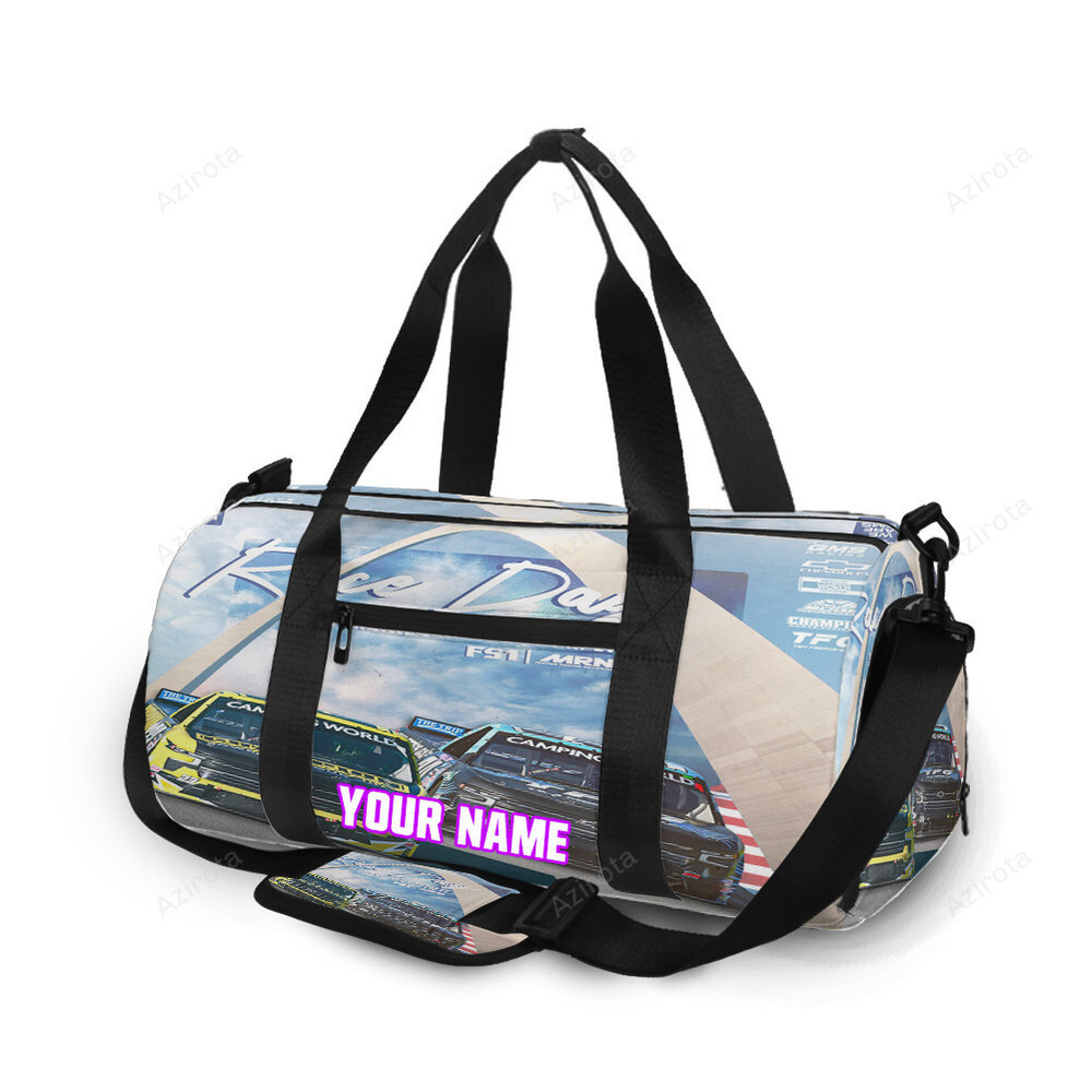 Nascar gms racing cars13 personalized name travel bag gym bag 97 Travel Bag