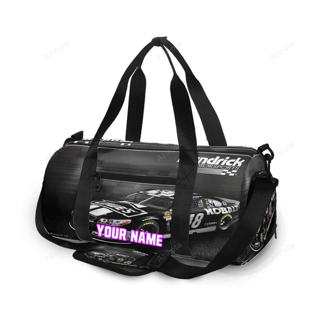 Nascar hendrick motorsports car4 personalized name travel bag gym bag 2129 Travel Bag