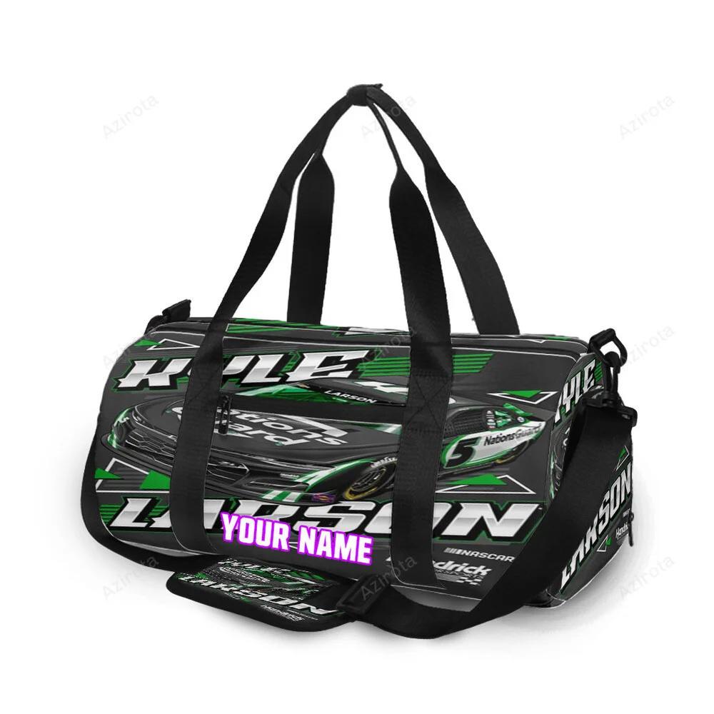 Nascar hendrick motorsports kyle larson3 personalized name travel bag gym bag 77 Travel Bag
