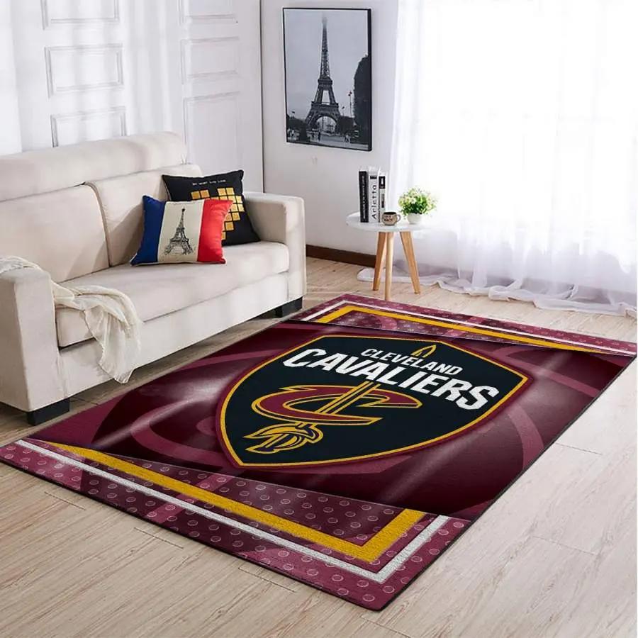 Nba cleveland cavaliers area rug living room rug home decor 190922 Rectangle Rug