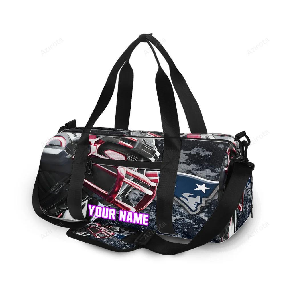 New england patriots player helmet personalized name travel bag gym bag 1340 Travel Bag