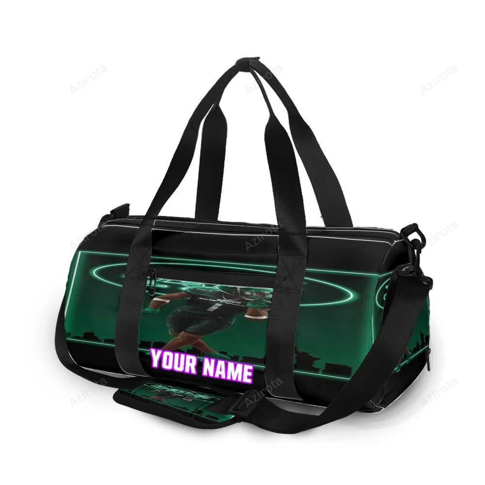New york jets sauce gardner2 personalized name travel bag gym bag 715 Travel Bag
