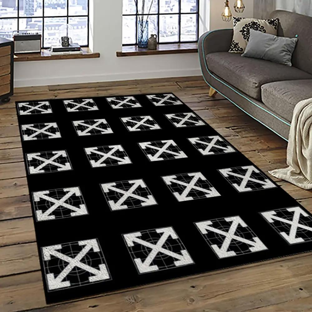 Off white fashion carpet rectangle area rug for living room bedroom decor owt15 Rectangle Rug