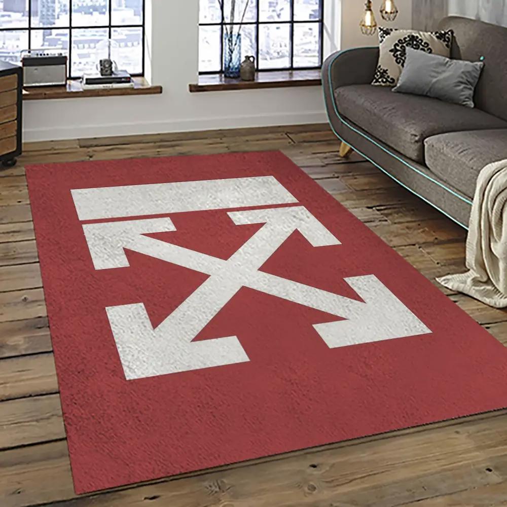Off white fashion carpet rectangle area rug for living room bedroom decor owt9 Rectangle Rug