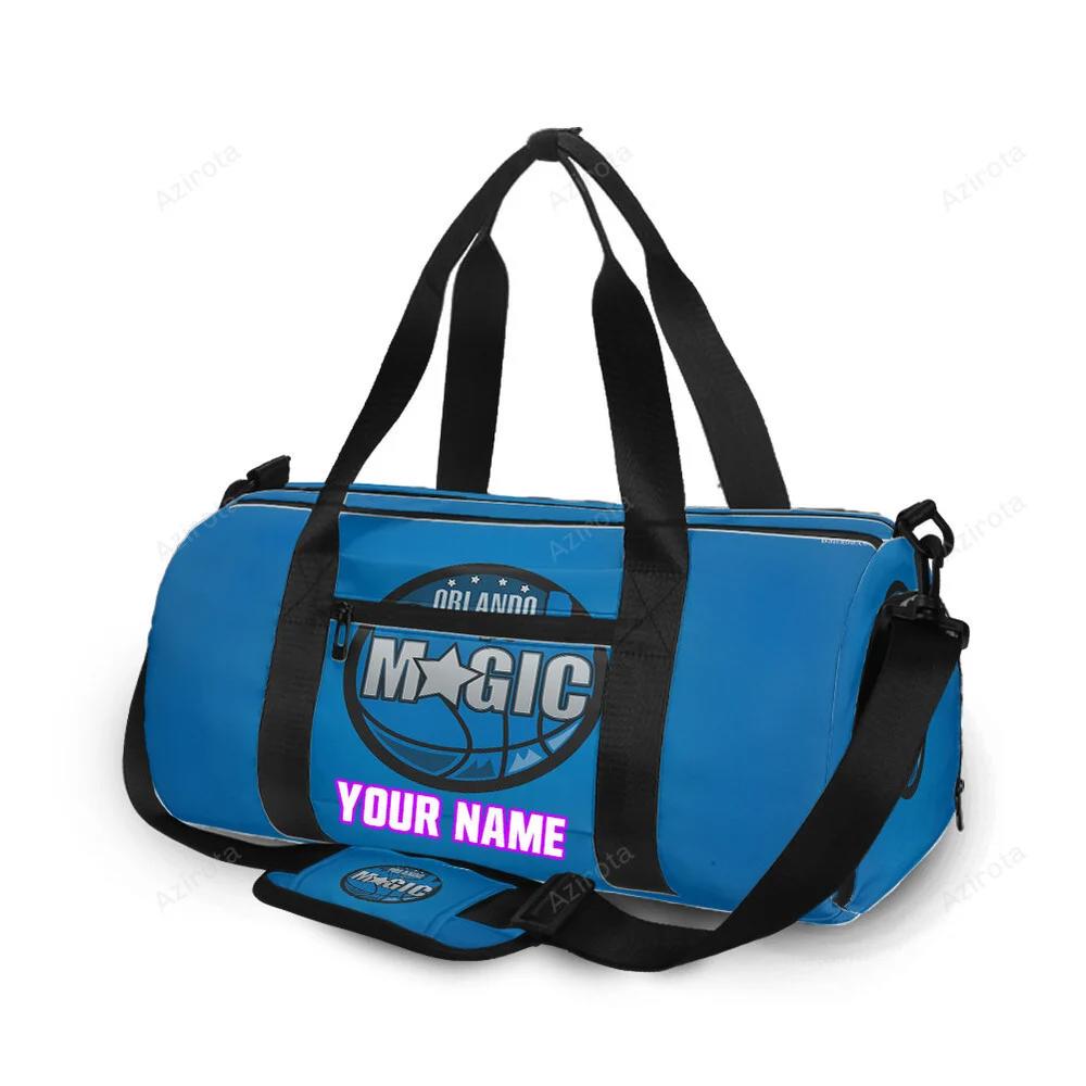 Orlando magic ball blue personalized name travel bag gym bag 1906 Travel Bag