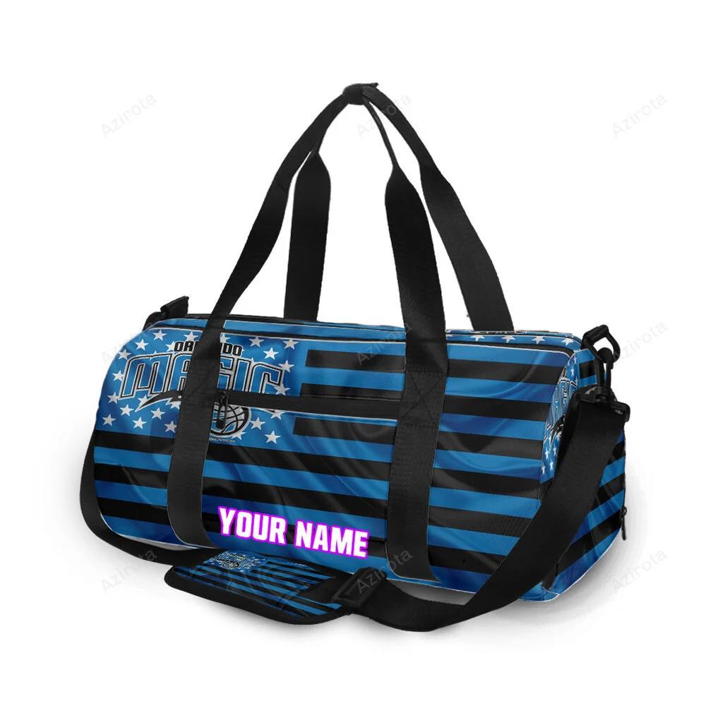 Orlando magic blue flag personalized name travel bag gym bag 1664 Travel Bag