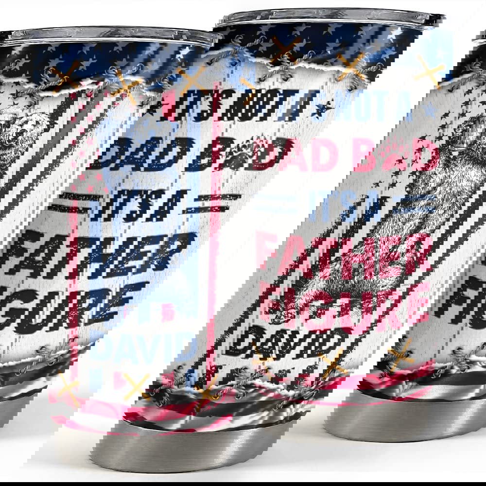 Personalized dad tumbler funny father figure father day gift Personalized Tumbler