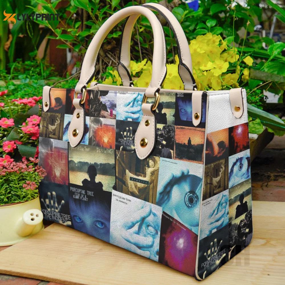 Porcupine tree leather bag for women gift 1322 Women Leather Hand Bag