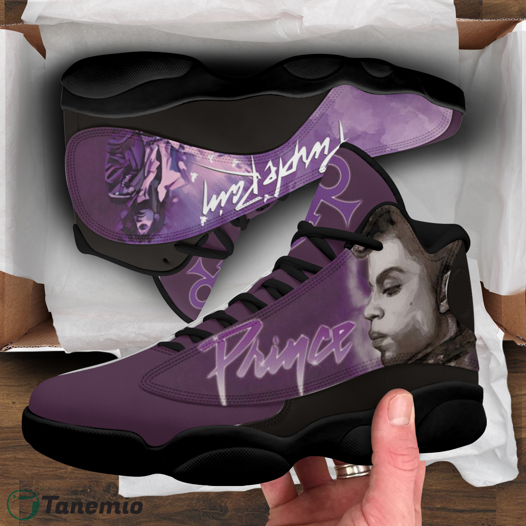 Prince l98 Air Jordan 13 Full Size Gifts For Men Women Shoes For Fans Sneakers