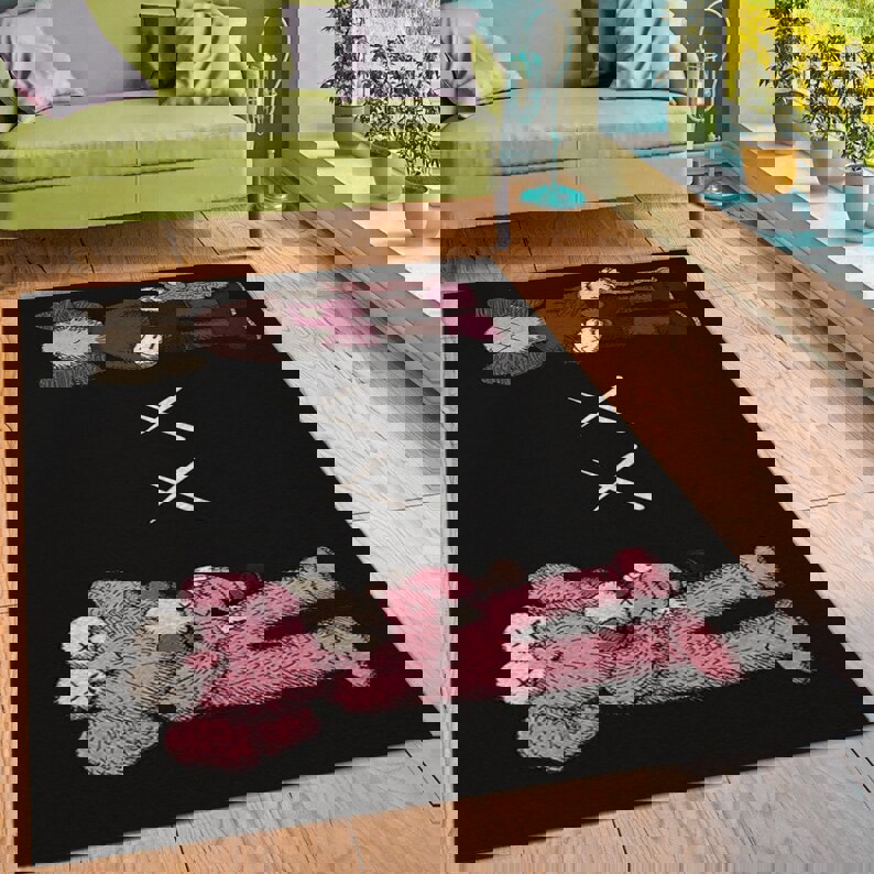 Rugs in living room and bedroom hypebeast kaw fashion street rug - hypebeast fashion shoes brand rug - hypebeast rug home decor- hypebeast rug- shoes rug- living room decor Rectangle Rug