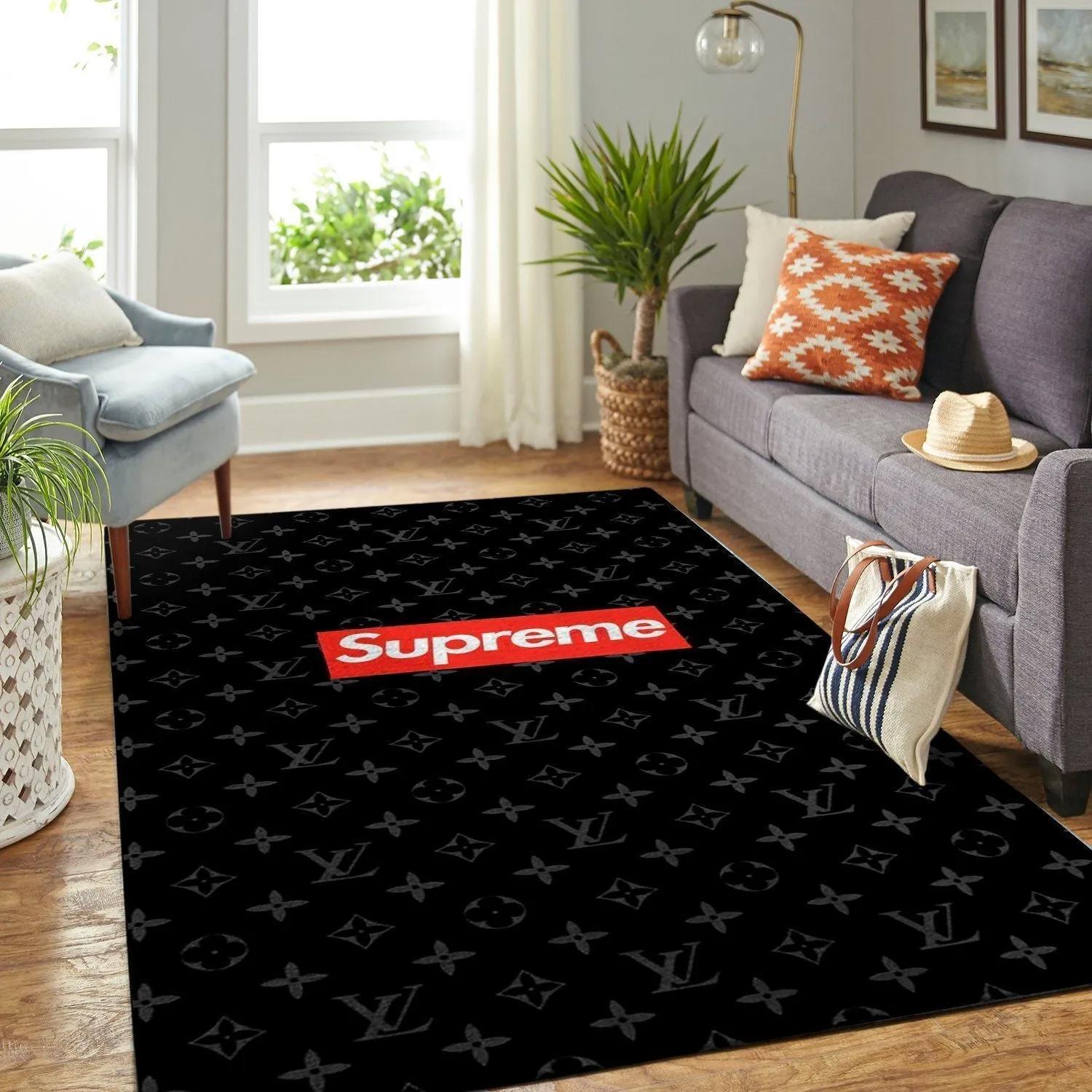 Rugs in living room and bedroom louis vuitton supreme area rug Rectangle Rug