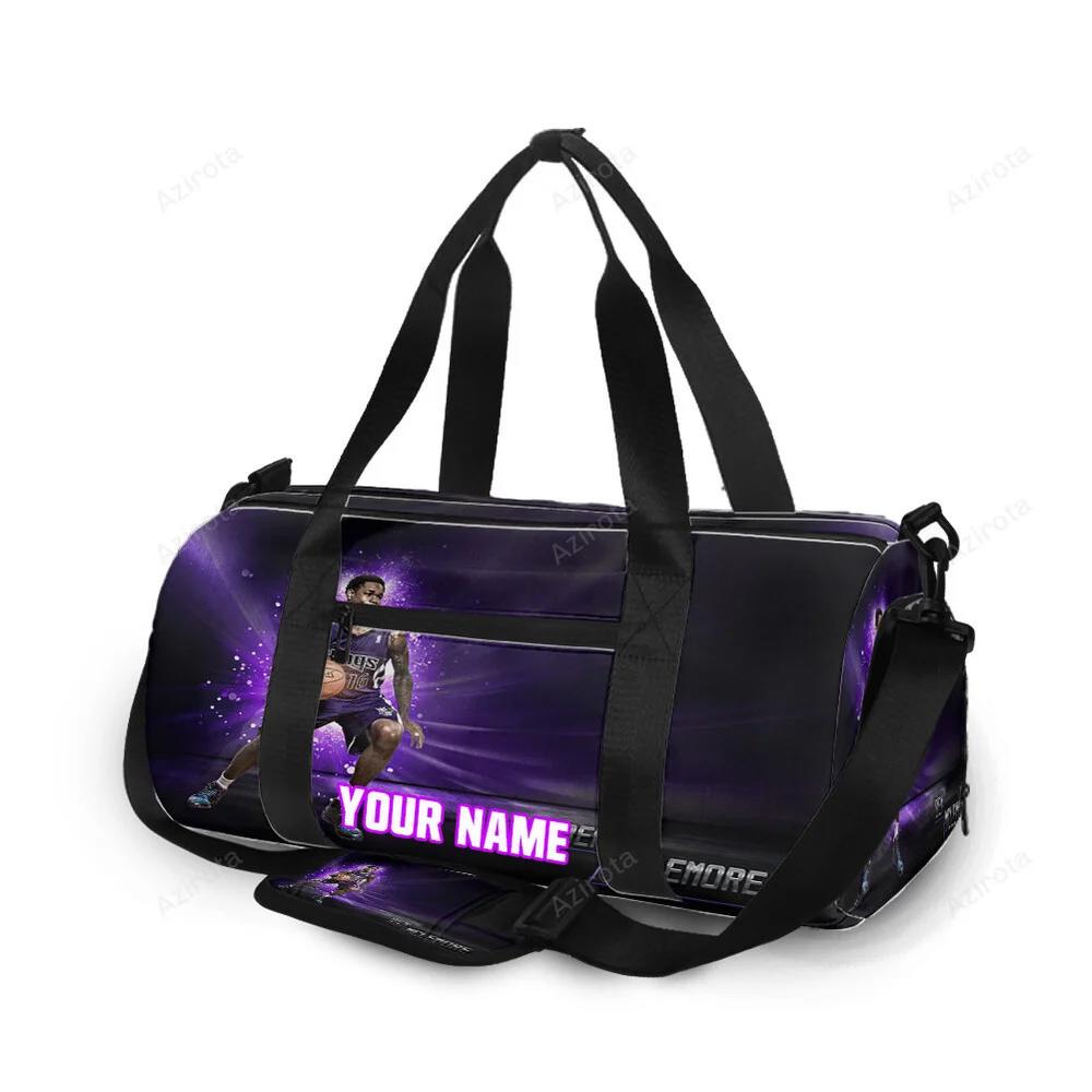 Sacramento kings ben mclemore 16 personalized name travel bag gym bag 2383 Travel Bag