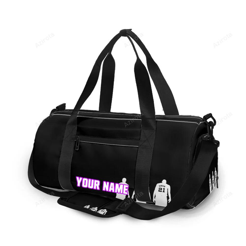 San antonio spurs all players10 personalized name travel bag gym bag 2319 Travel Bag