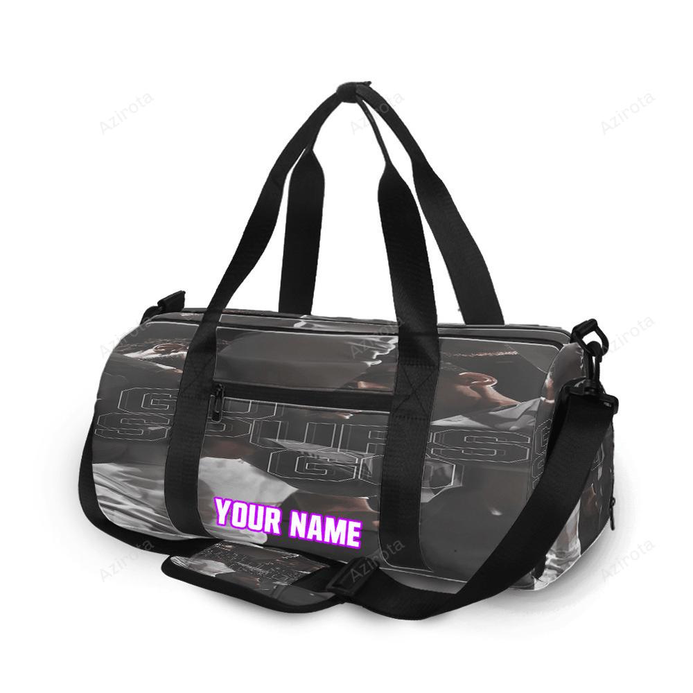 San antonio spurs go spurs go personalized name travel bag gym bag 2360 Travel Bag