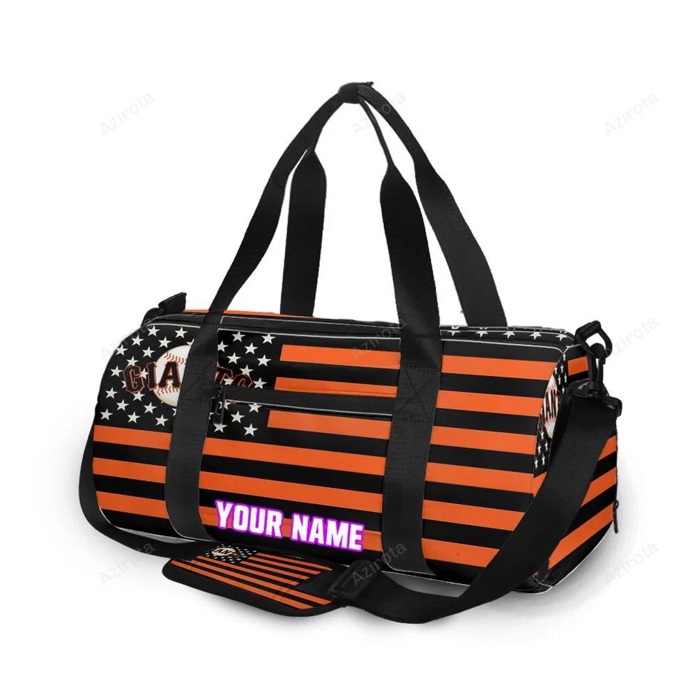 San francisco giants art 22 personalized name travel bag gym bag 2597 Travel Bag