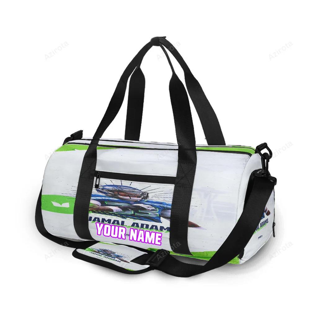 Seattle seahawks jamal adams1 personalized name travel bag gym bag 1679 Travel Bag