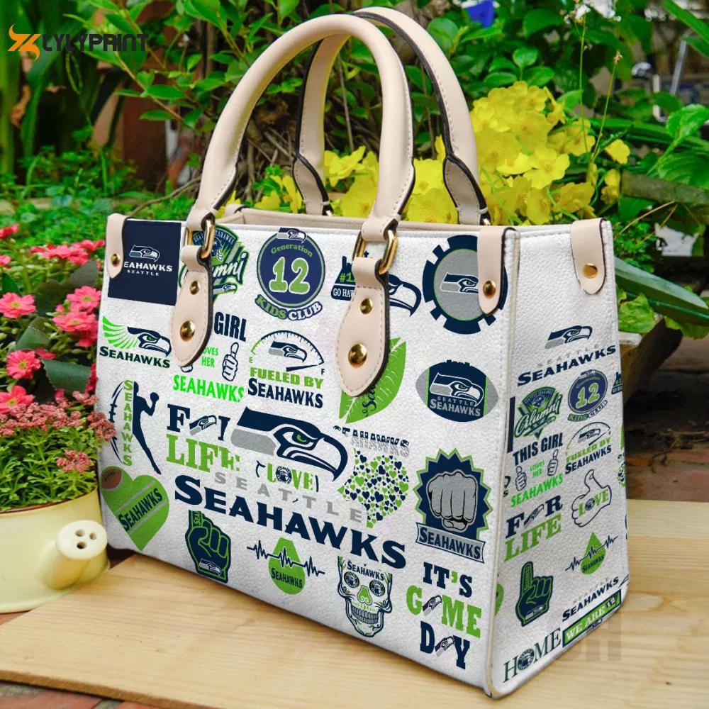 Seattle seahawks lover leather bag for women gift 1702 Women Leather Hand Bag