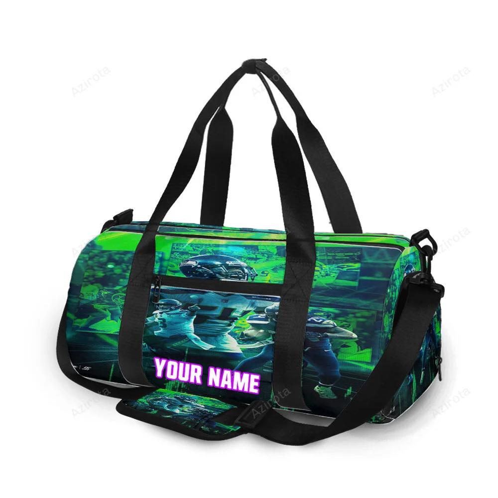 Seattle seahawks players4 personalized name travel bag gym bag 1285 Travel Bag