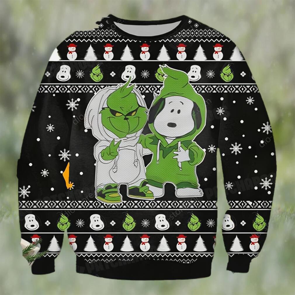 Snoopy and grinch ugly christmas sweater xmas gift Christmas Ugly Sweater