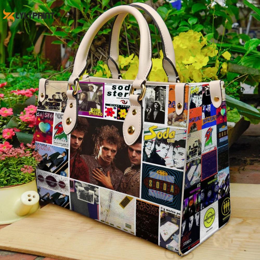 Soda stereo leather handbag gift for women 414 Women Leather Hand Bag