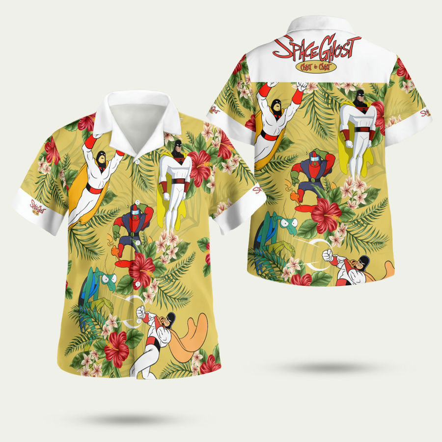 Space ghost summer hawaiian shirt Hawaii Shirt Shorts & Flip Flops