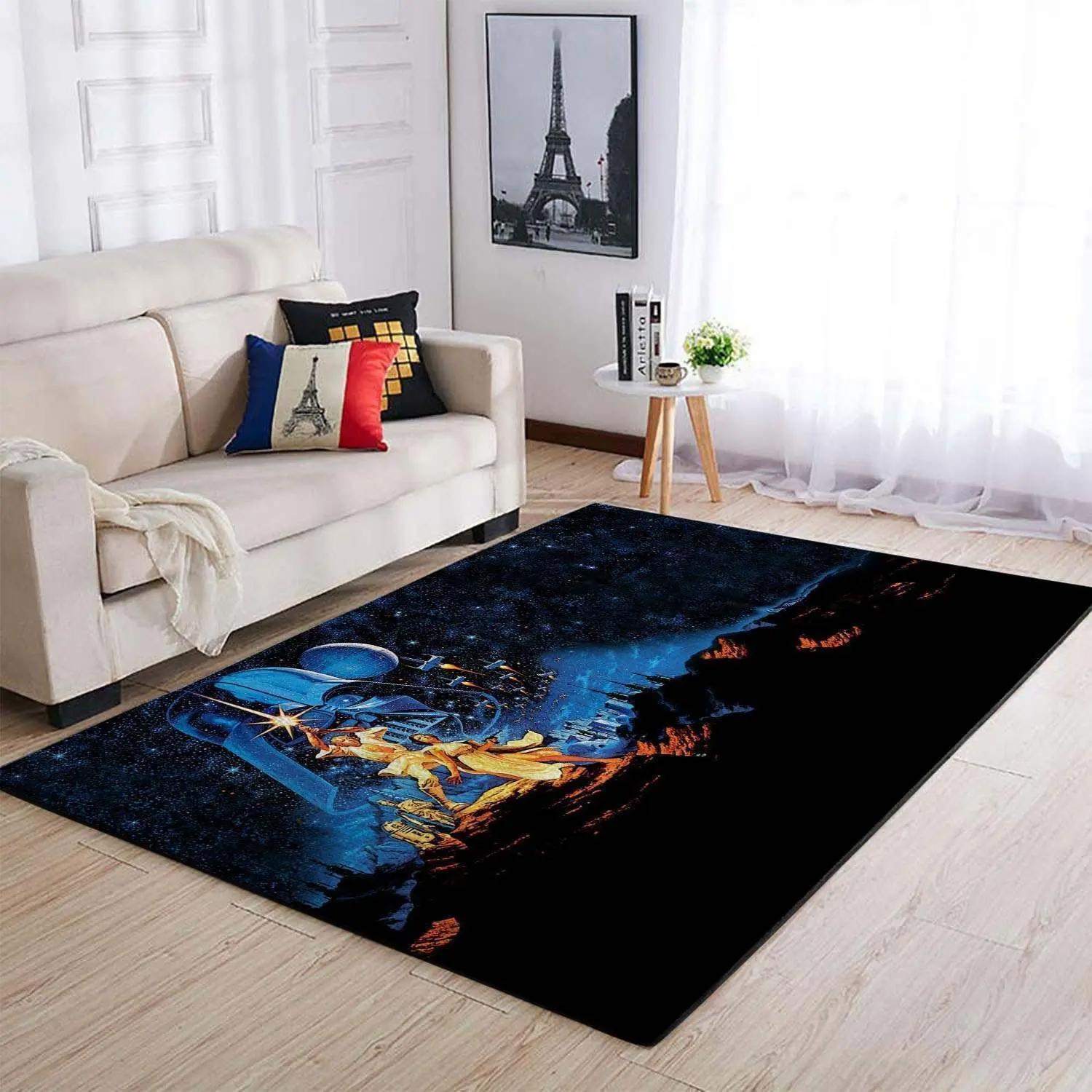Star wars area rugs movies fans living room carpet sw71201 rug regtangle carpet floor decor home decor Rectangle Rug
