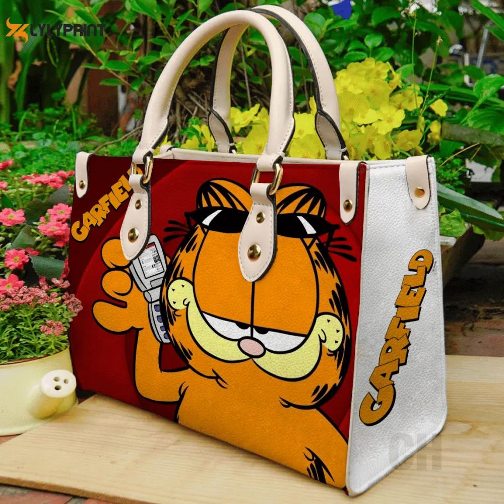 Stylish garfield leather hand bag gift for women’s day gift for women s day – shop now! 3701 Women Leather Hand Bag