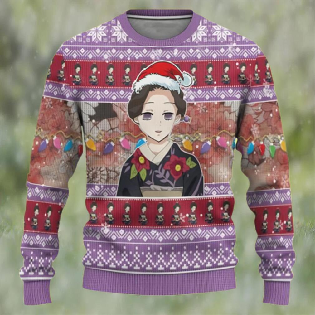 Tamayodemon demon slayer chibi demon slayer ugly christmas sweater Christmas Ugly Sweater