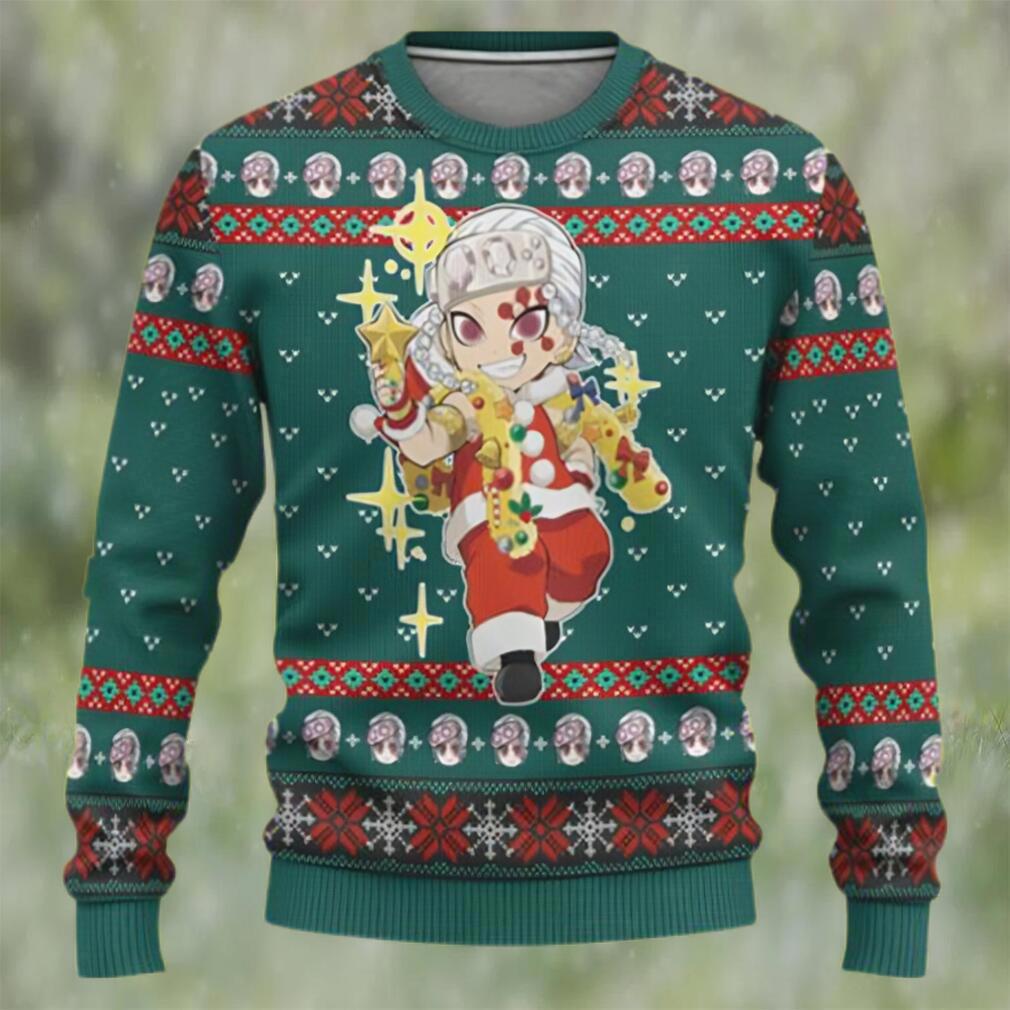 Tengen uzui demon slayer chibi ugly christmas sweater Christmas Ugly Sweater