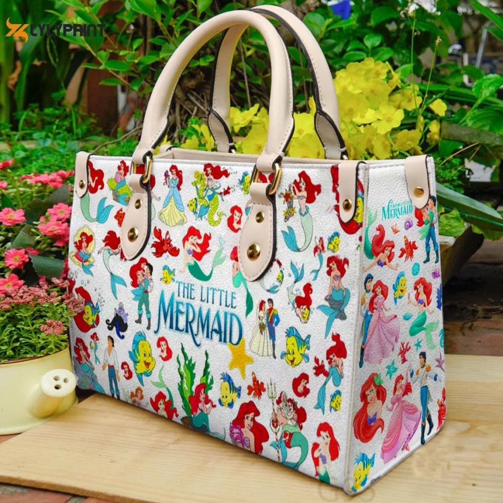 The little mermaid leather bag for women gift 840 Women Leather Hand Bag