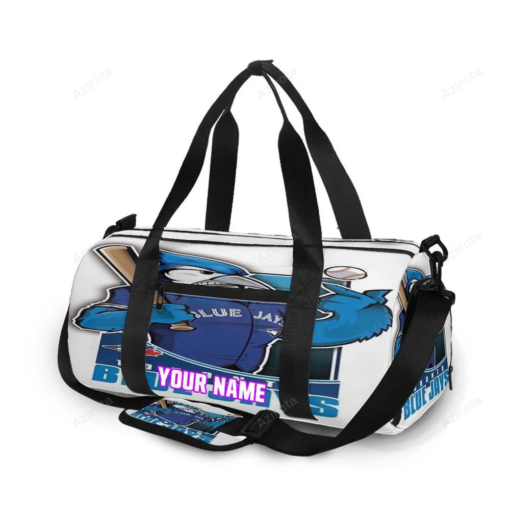 Toronto blue jays danny mascot1 personalized name travel bag gym bag 2575 Travel Bag