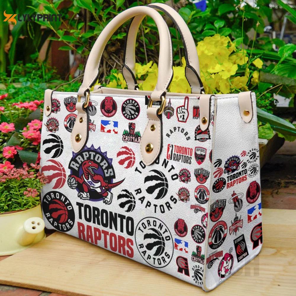 Toronto raptors hand leather bag for women gift 2031 Women Leather Hand Bag