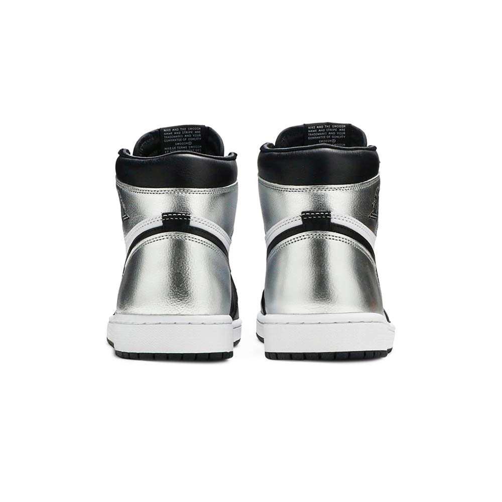Wmns air jordan 1 retro high og silver toe