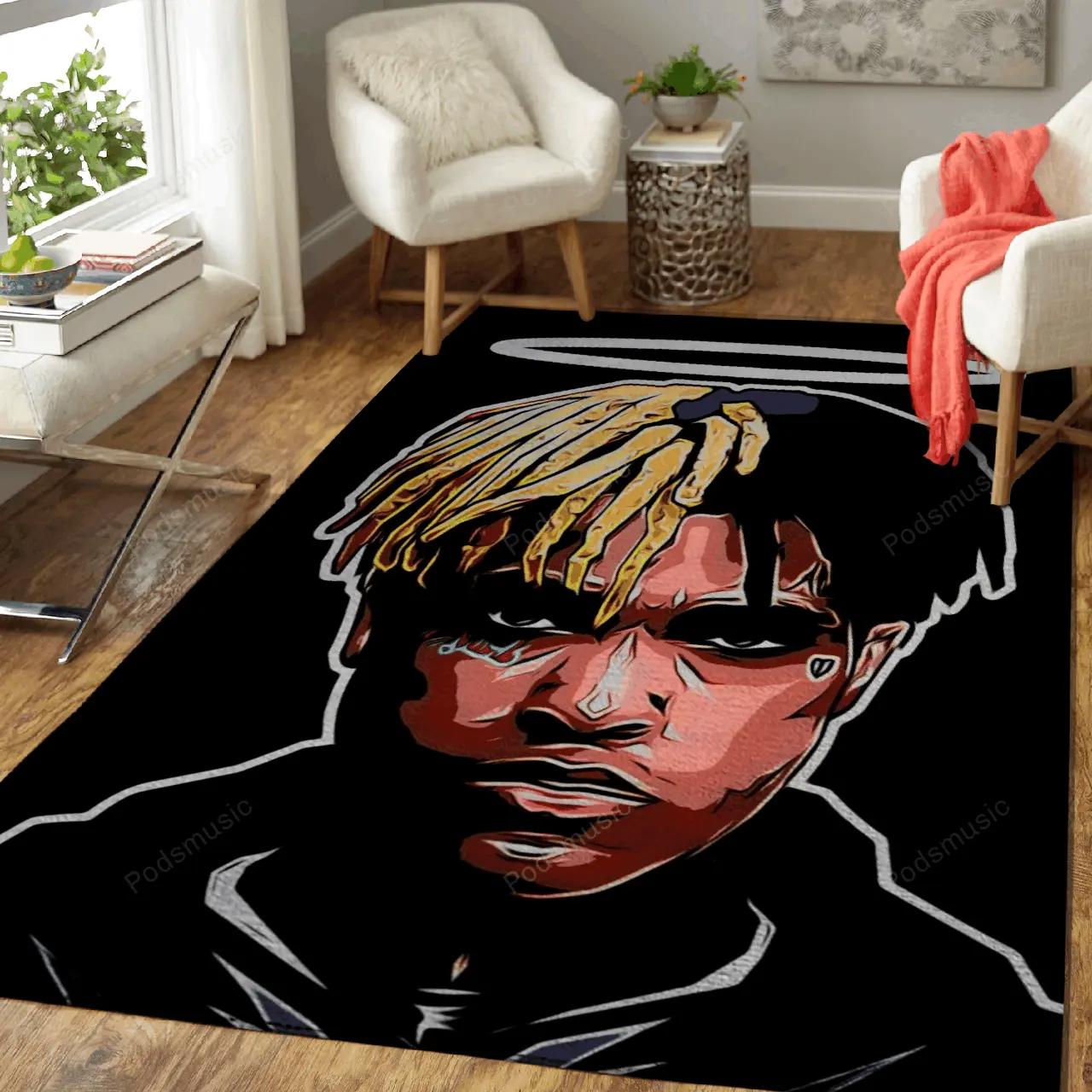 Xxxtentacion music painting art for fans area rug living room carpet rug regtangle carpet floor decor home decor v11190 Rectangle Rug