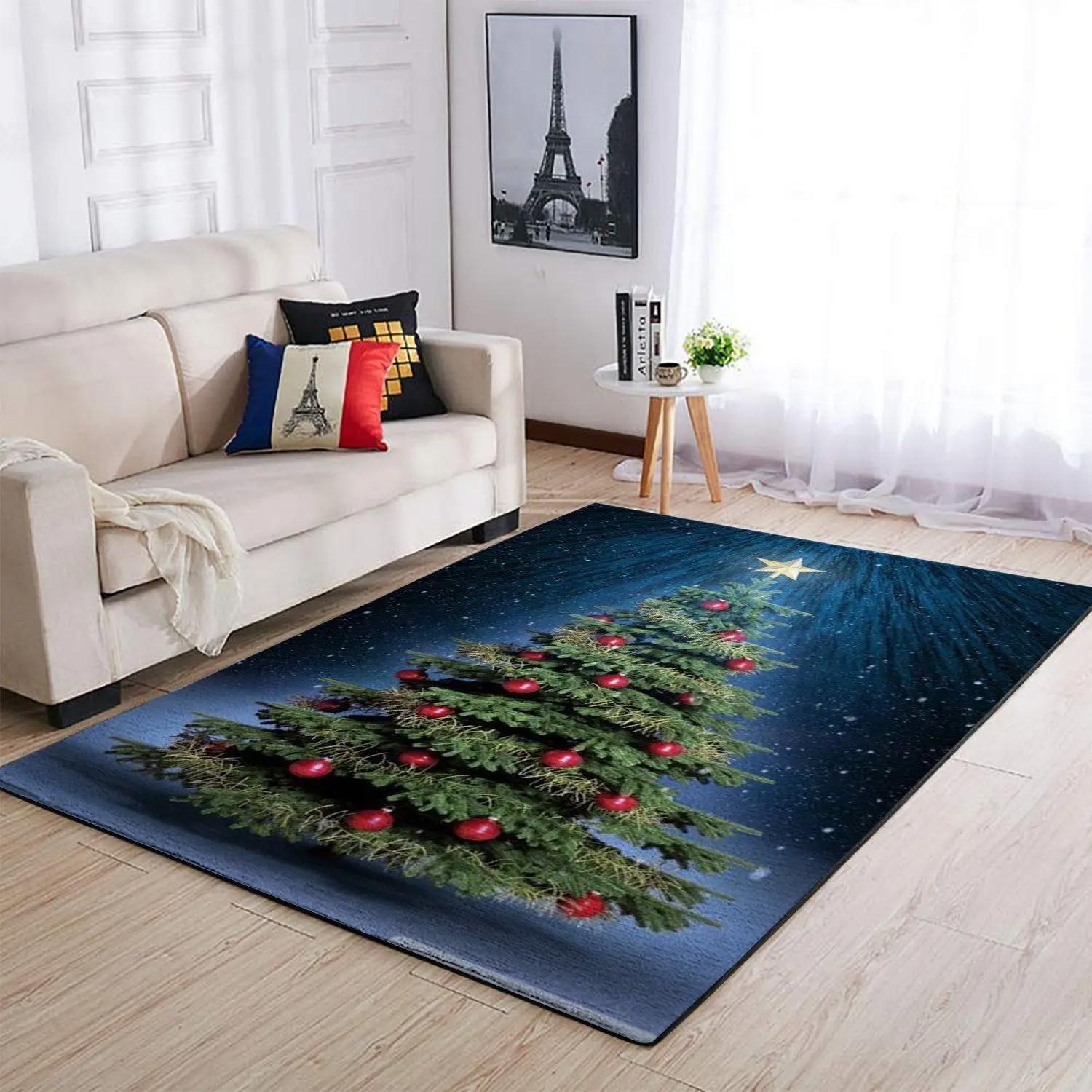 Christmas tree area rug 1909271 ofd area rug living room carpet rug regtangle carpet floor decor home decor Rectangle Rug